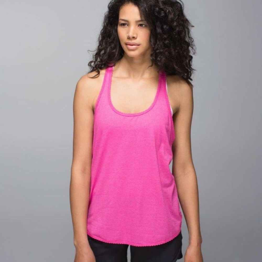 Lululemon magenta pink 105 singlet tank size 2